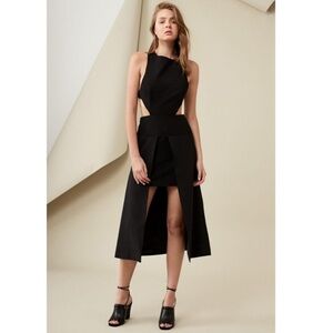 Finders Keepers Lara Black Cutout Dress